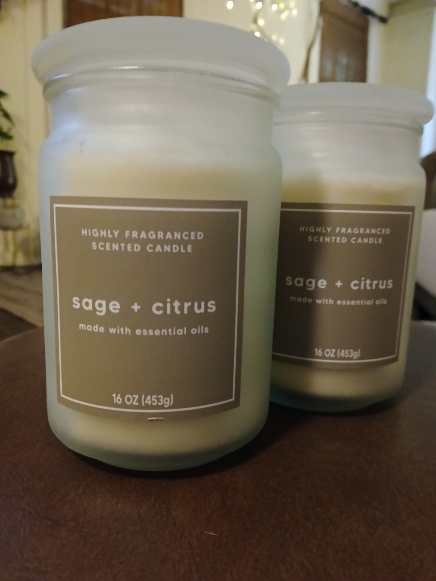 Scented candle Sage & Citrus