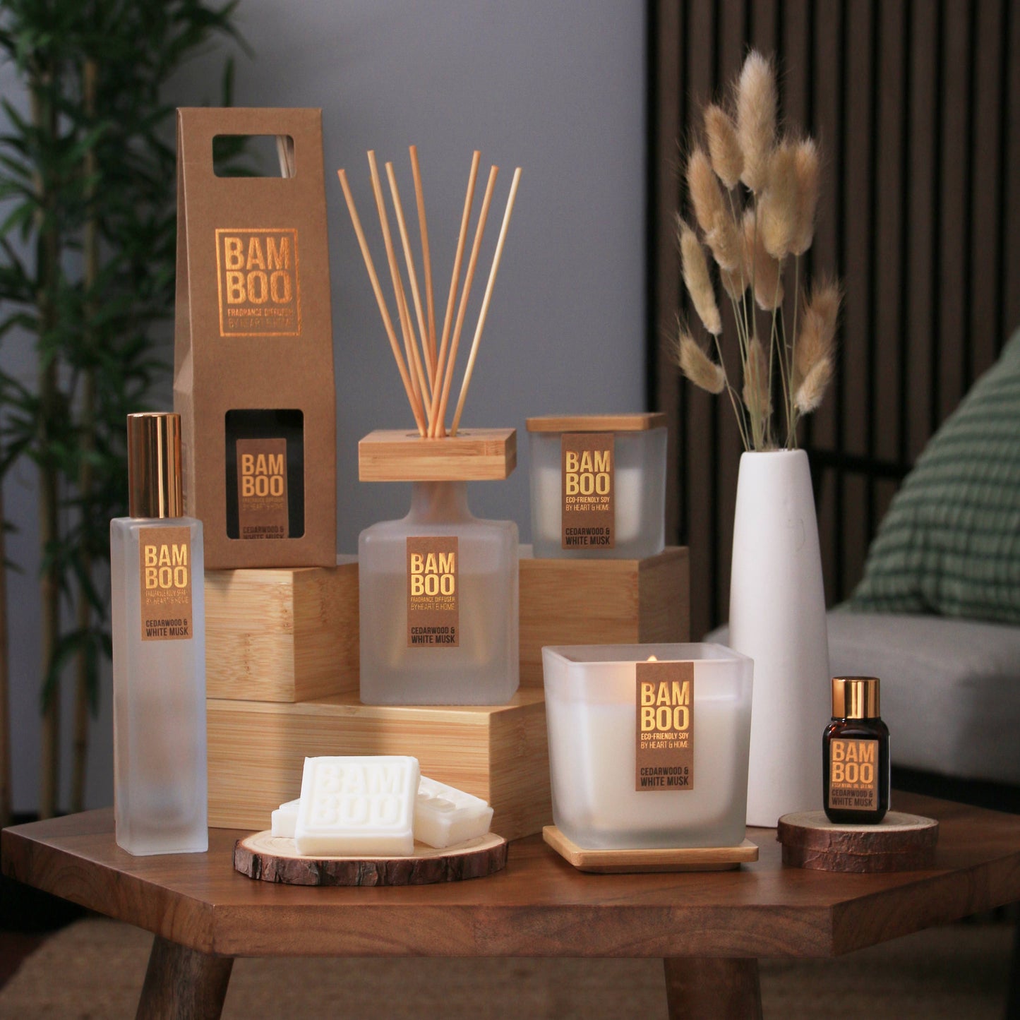 Cedarwood & White Musk - Reed Diffuser - 2.8 oz