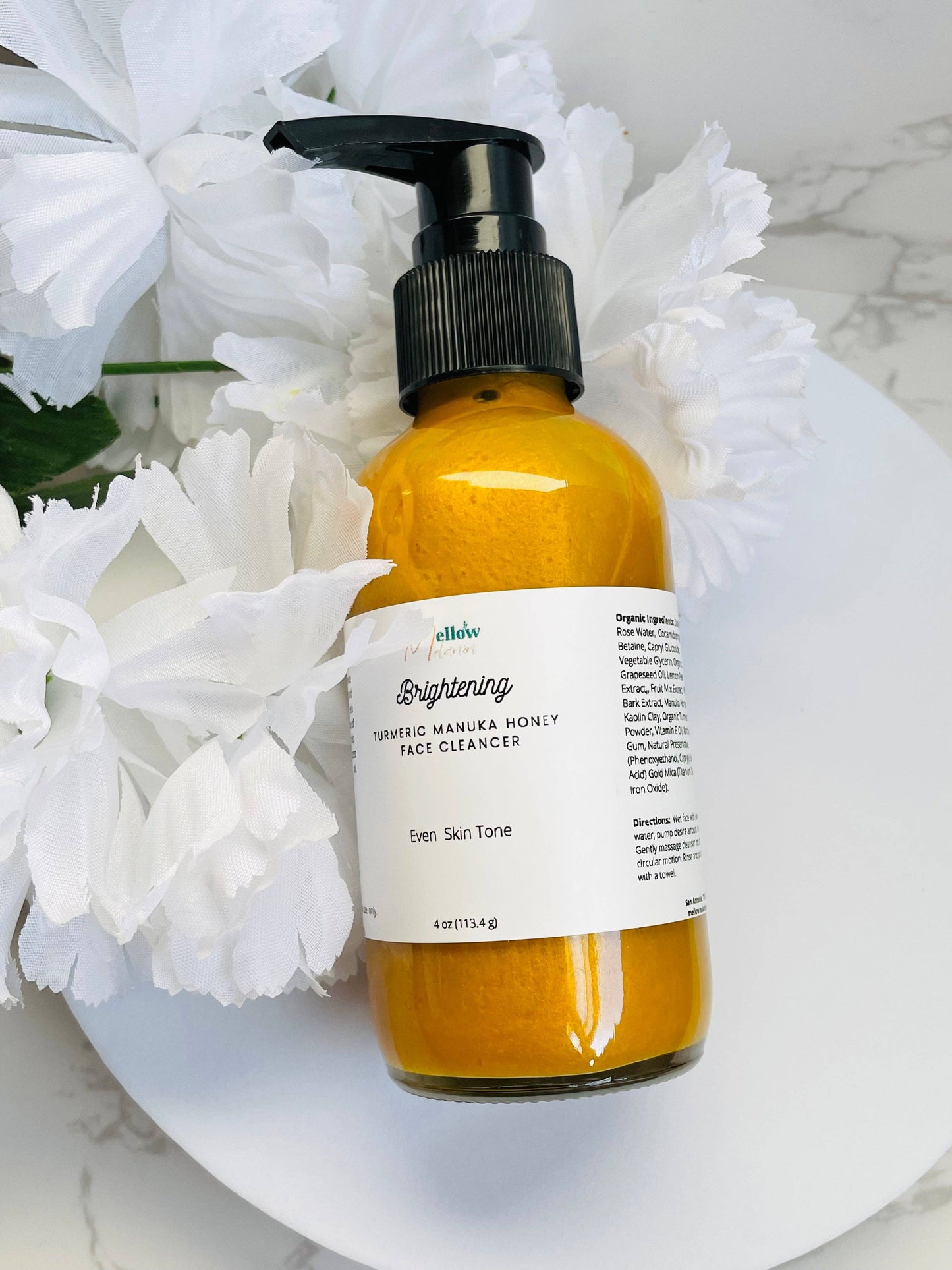 Turmeric and Manuka Honey Brightening Face Cleanser: Yes Label