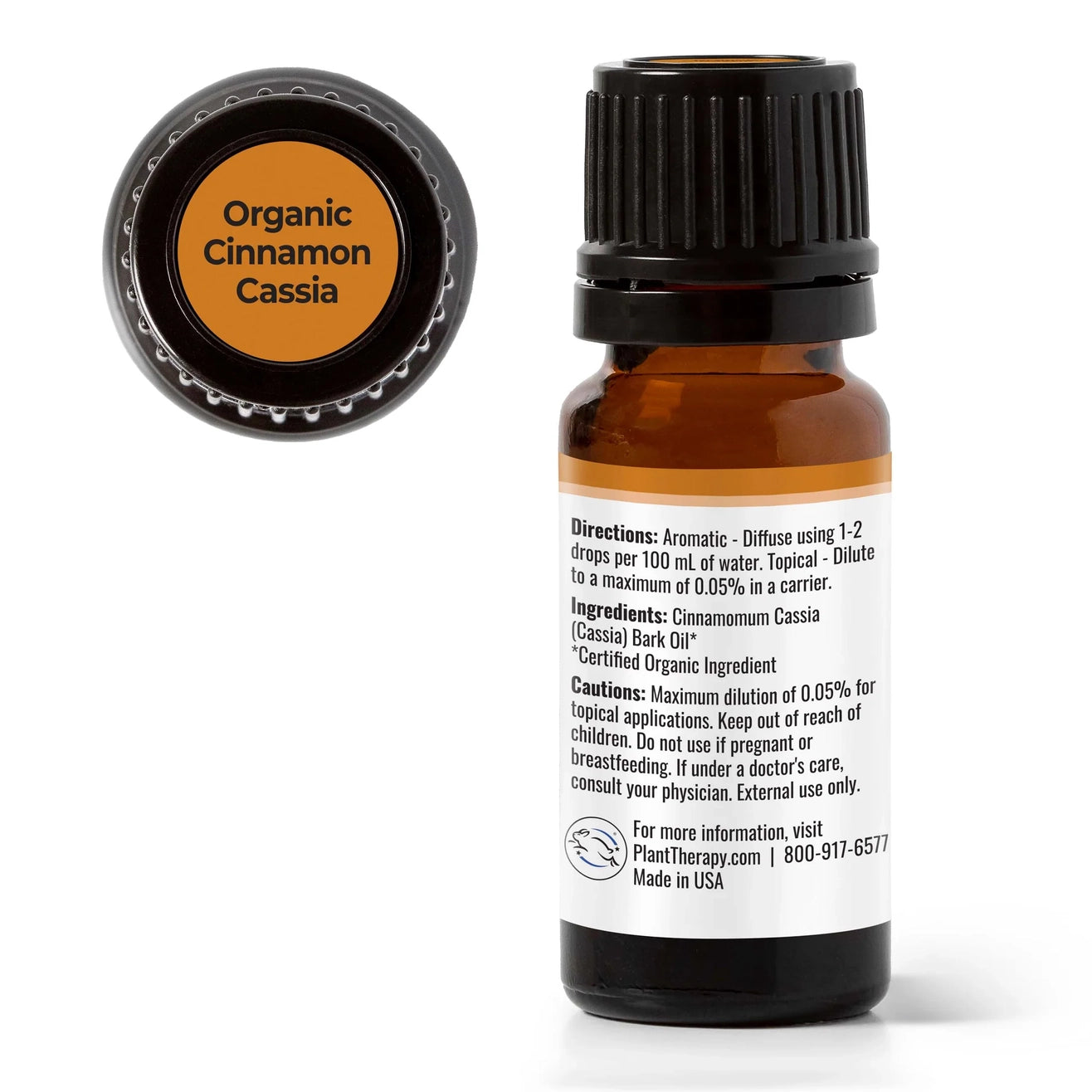 USDA organic cassia cinnamon essential oil 10 ml
