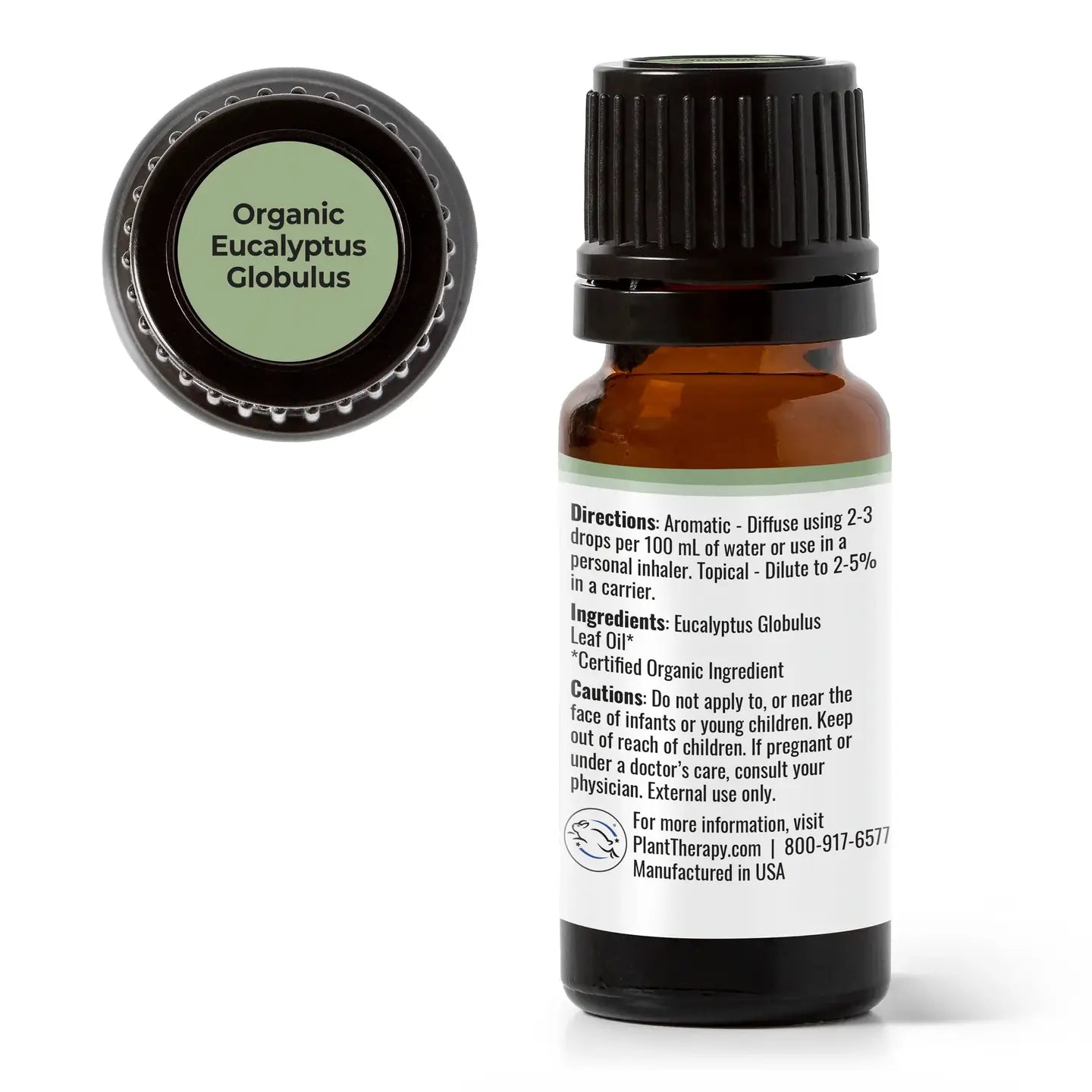 USDA organic eucalyptus globulus essential oil 10ml
