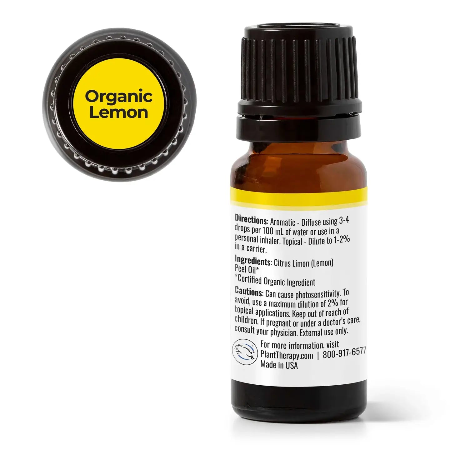 USDA organic lemon essential oil 10ml