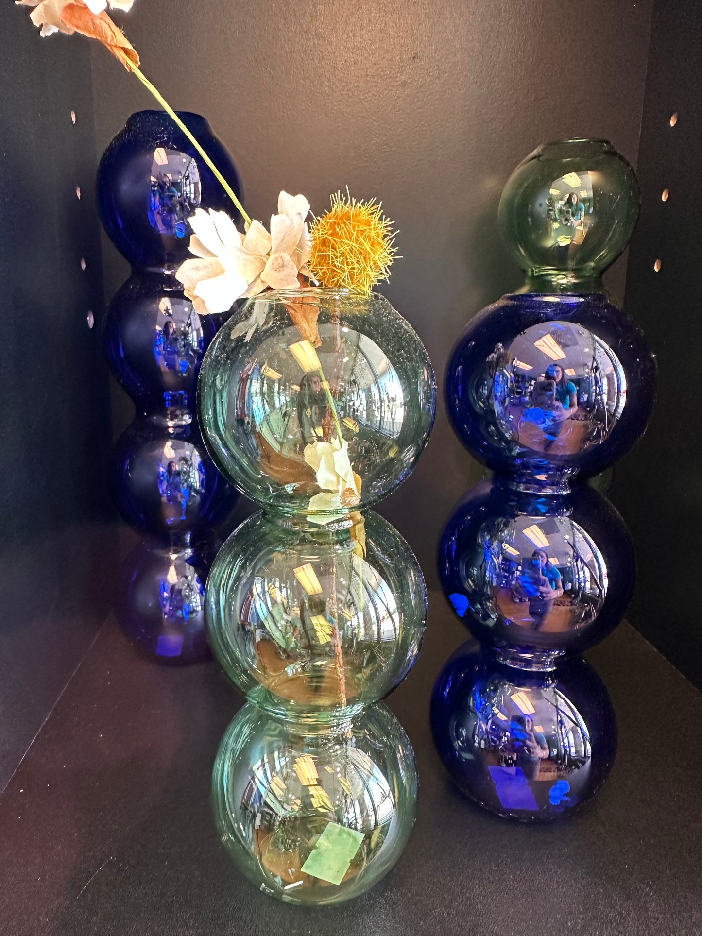 Glass flower vase SMALL