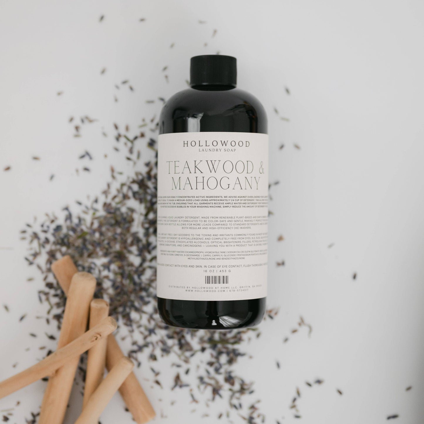 TEAKWOOD & MAHOGANY | LUXURY LIQUID LAUNDRY SOAP: 32 OUNCE
