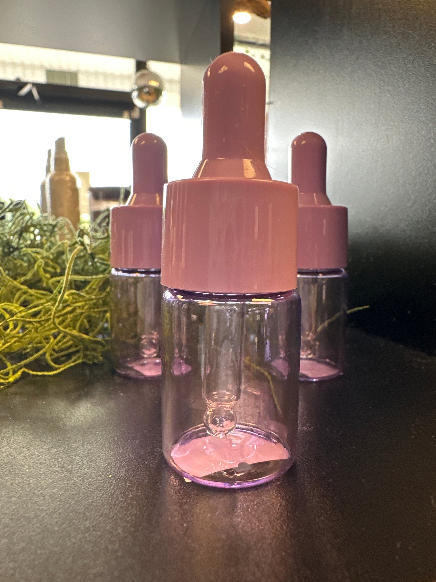 Glass dropper bottle purple 10mL