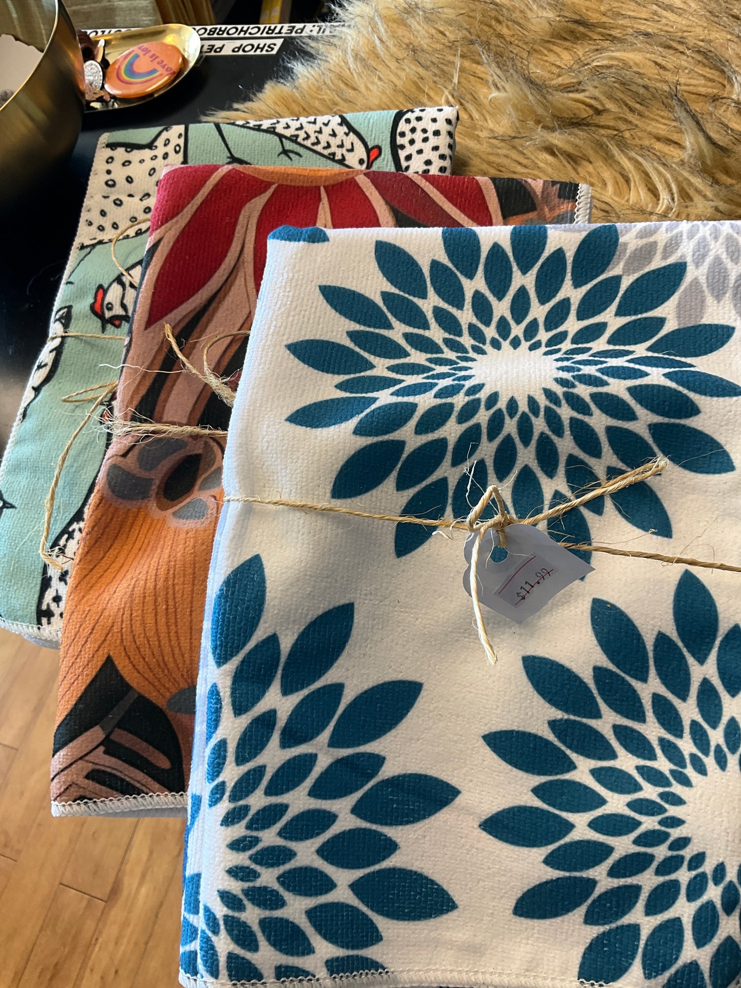 Assorted tea towels