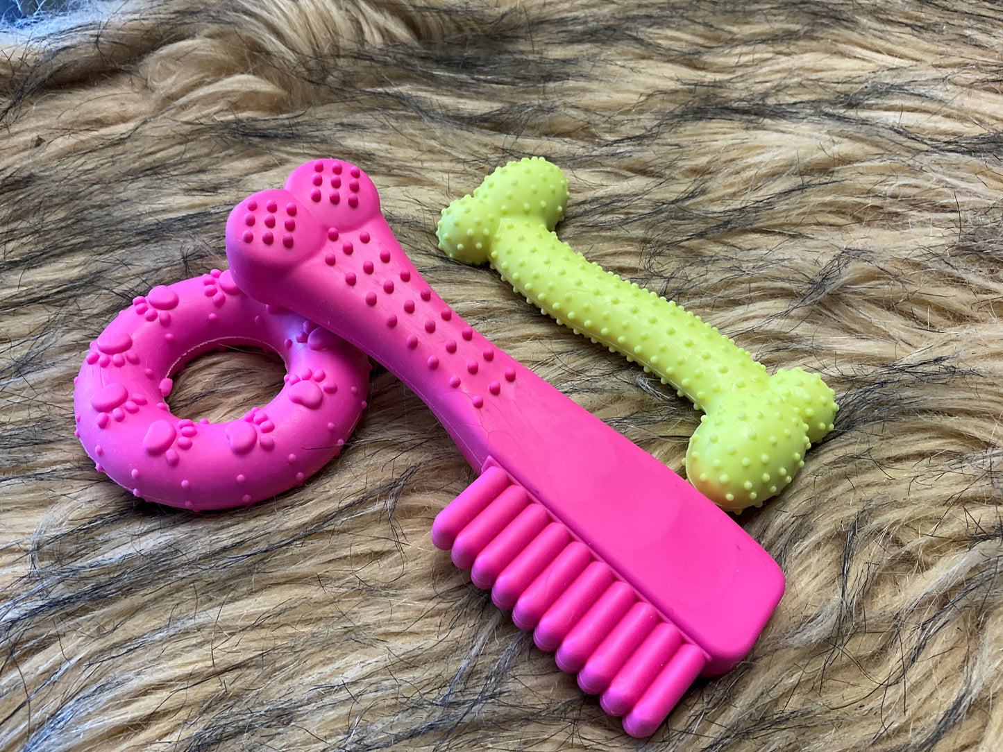 Asst Pet teething toys
