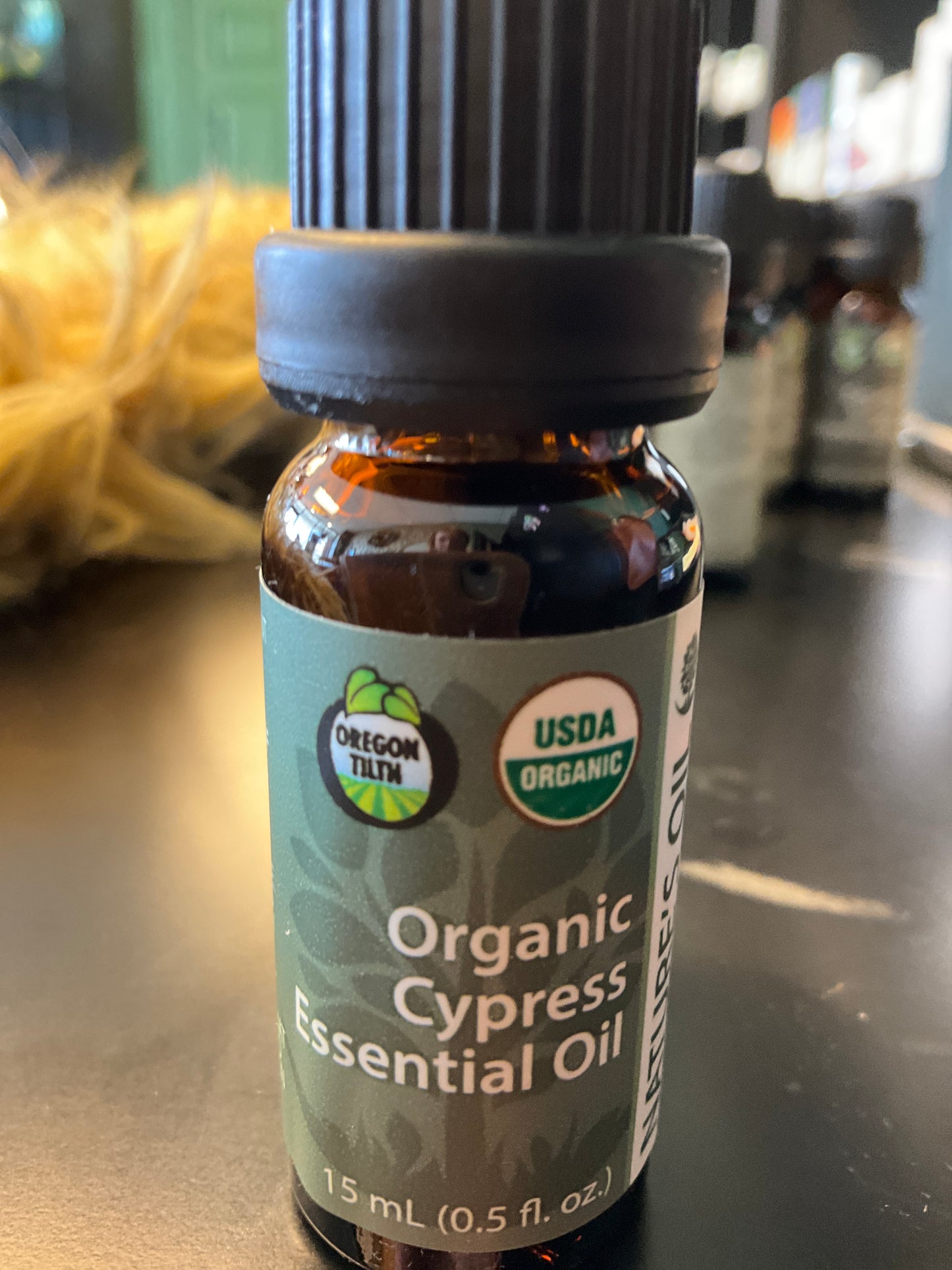 USDA organic cypress essential oil 15ml