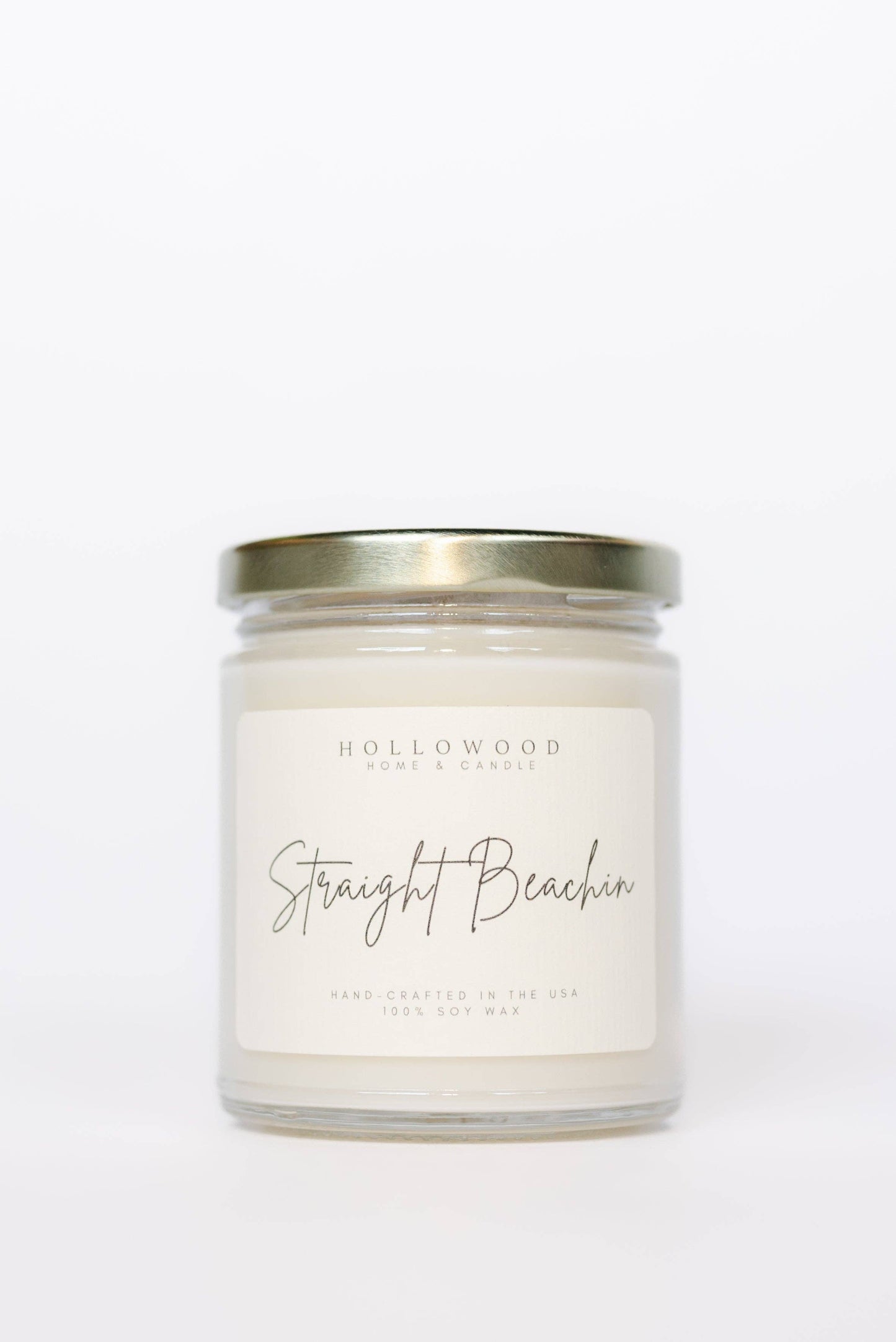 STRAIGHT BEACHIN | SUMMER | 8 OZ SOY CANDLE: 8 Oz