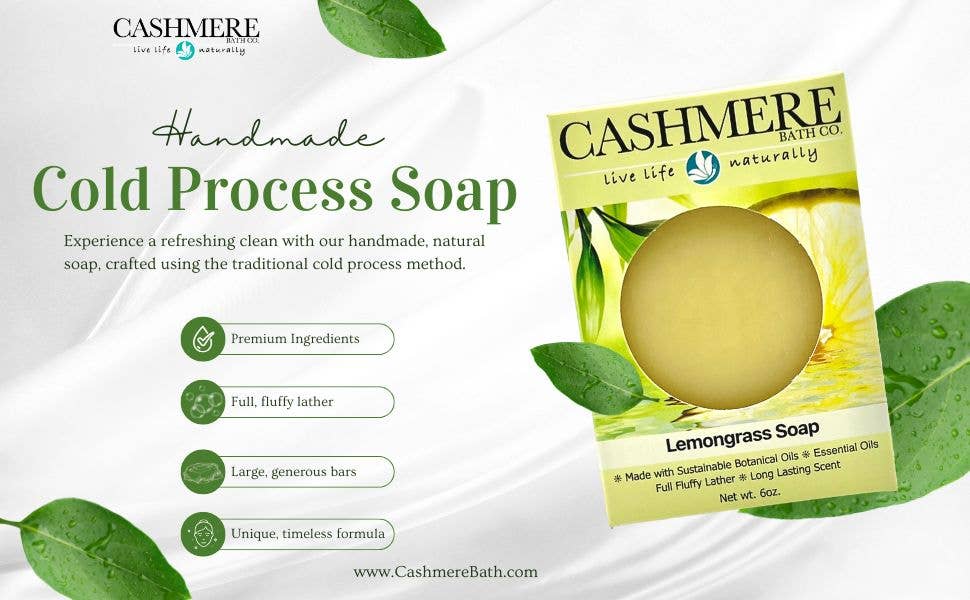 Gift Boxed Handmade Soap - Cashmere Bath Co: Almond Blossom