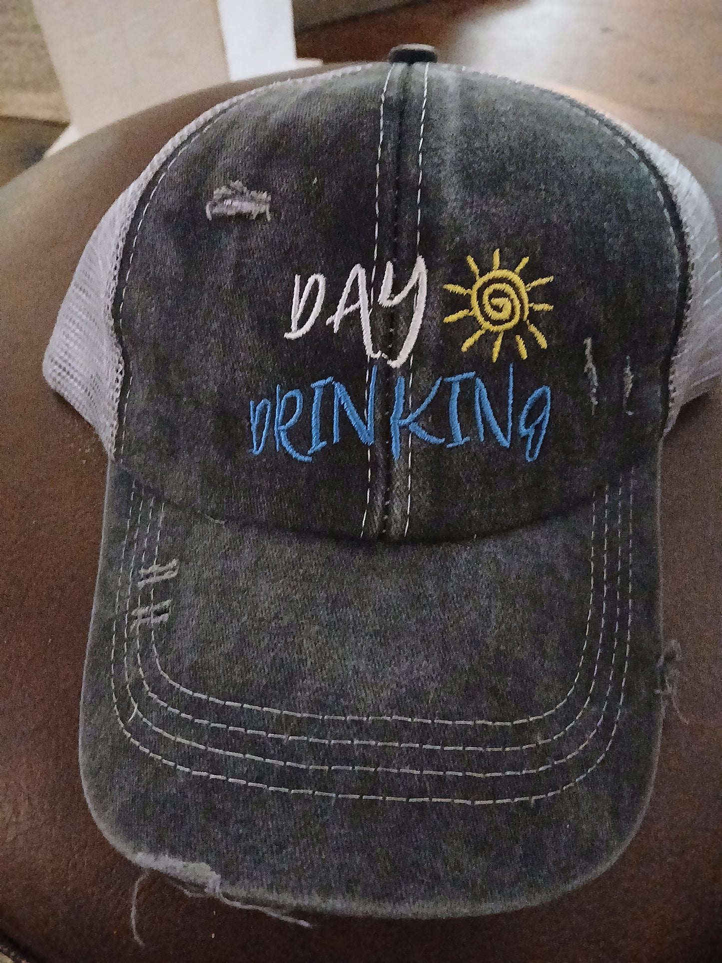 Baseball cap day drinking