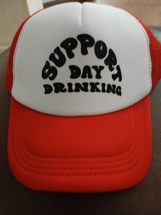 Trucker hat day drinking