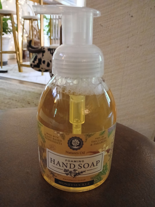 Plant-based foaming hand soap Honeysuckle