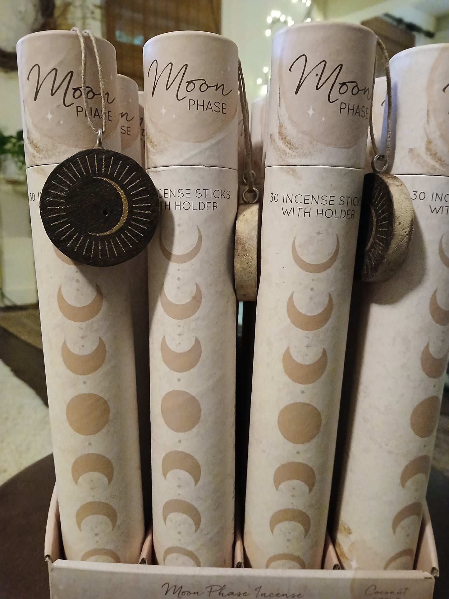 Moon Phase Incense w/incense holder