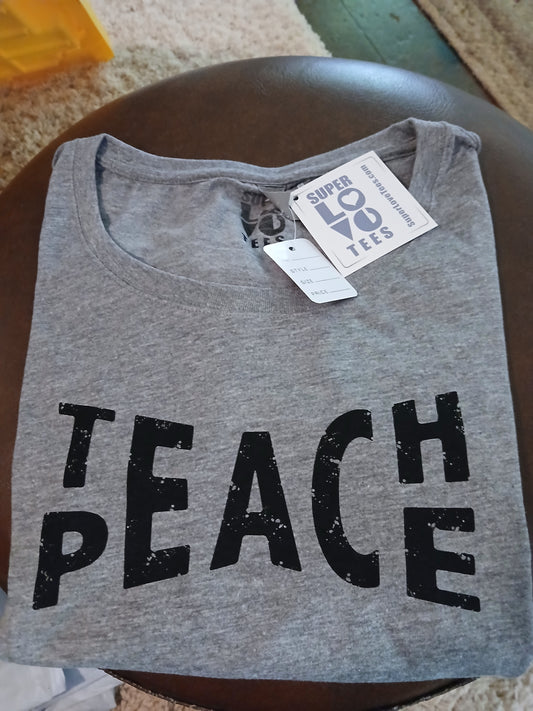 Super Love Tees Teach Peace tee SM