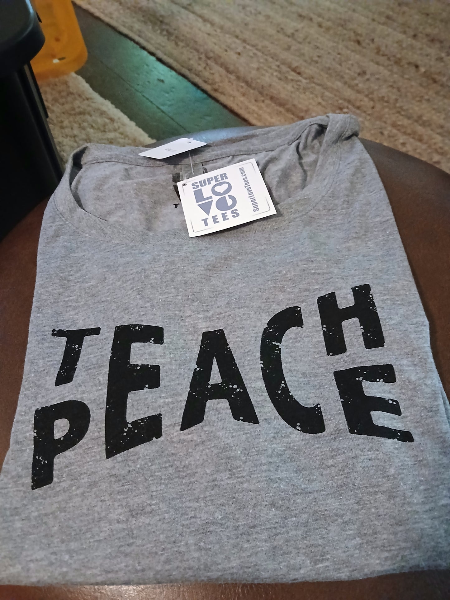 Super Love Tees Teach Peace tee XL
