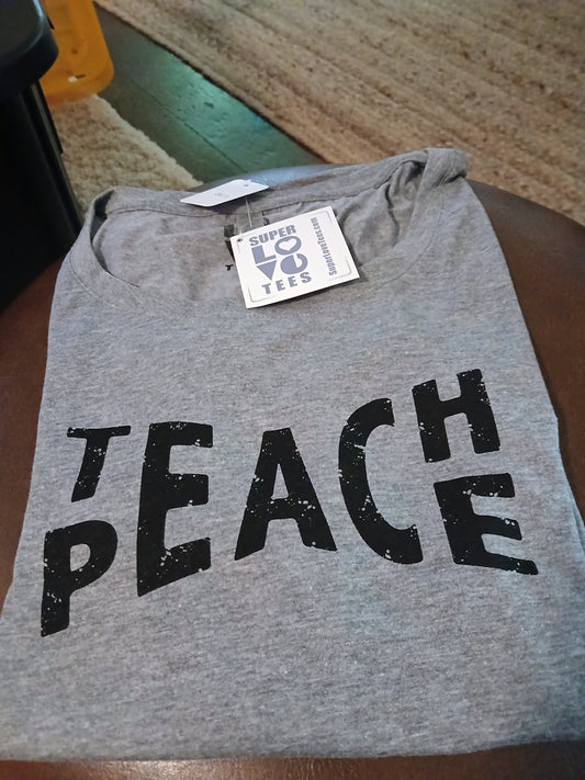 Super Love Tees Teach Peace tee XL