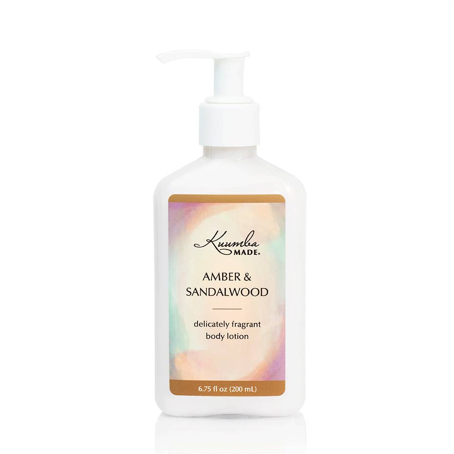 Amber and Sandalwood Body Lotion: 6oz