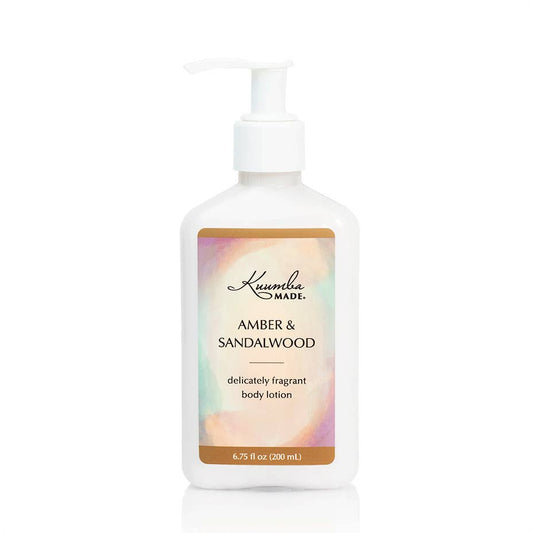 Amber and Sandalwood Body Lotion: 6oz