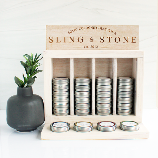 Solid cologne for men Citrus + Jasmine + Woods