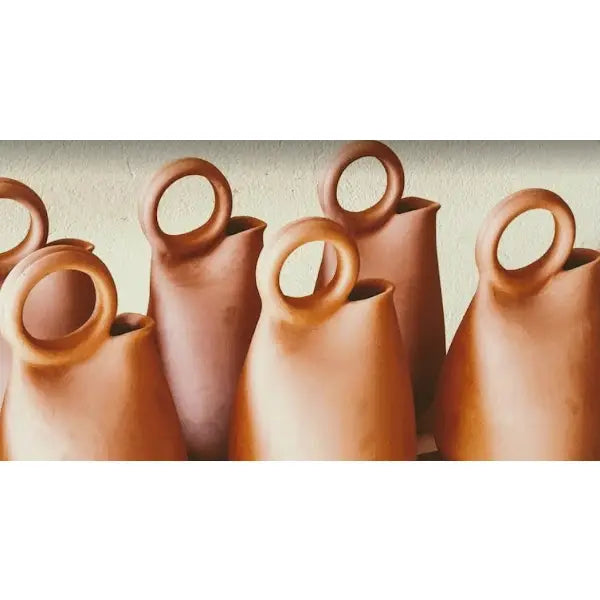 Traditional hoop vase.: L