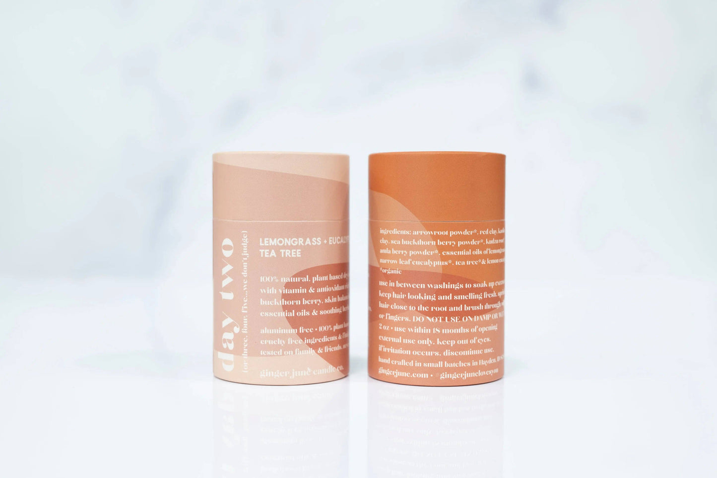 Day two • 100% natural dry shampoo: LEMONGRASS EUCALYPTUS