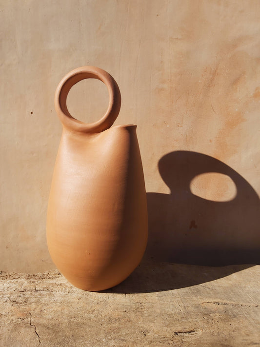 Traditional hoop vase.: L