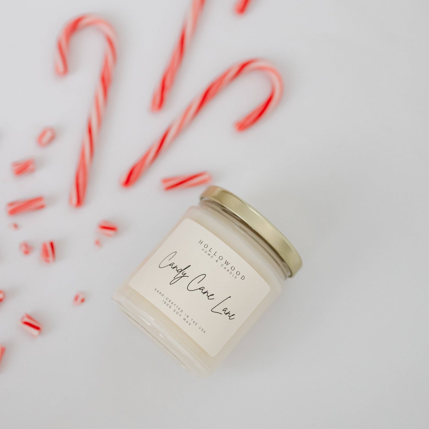 CANDY CANE LANE | HOLIDAY | 8 OZ CANDLES: 8 Oz