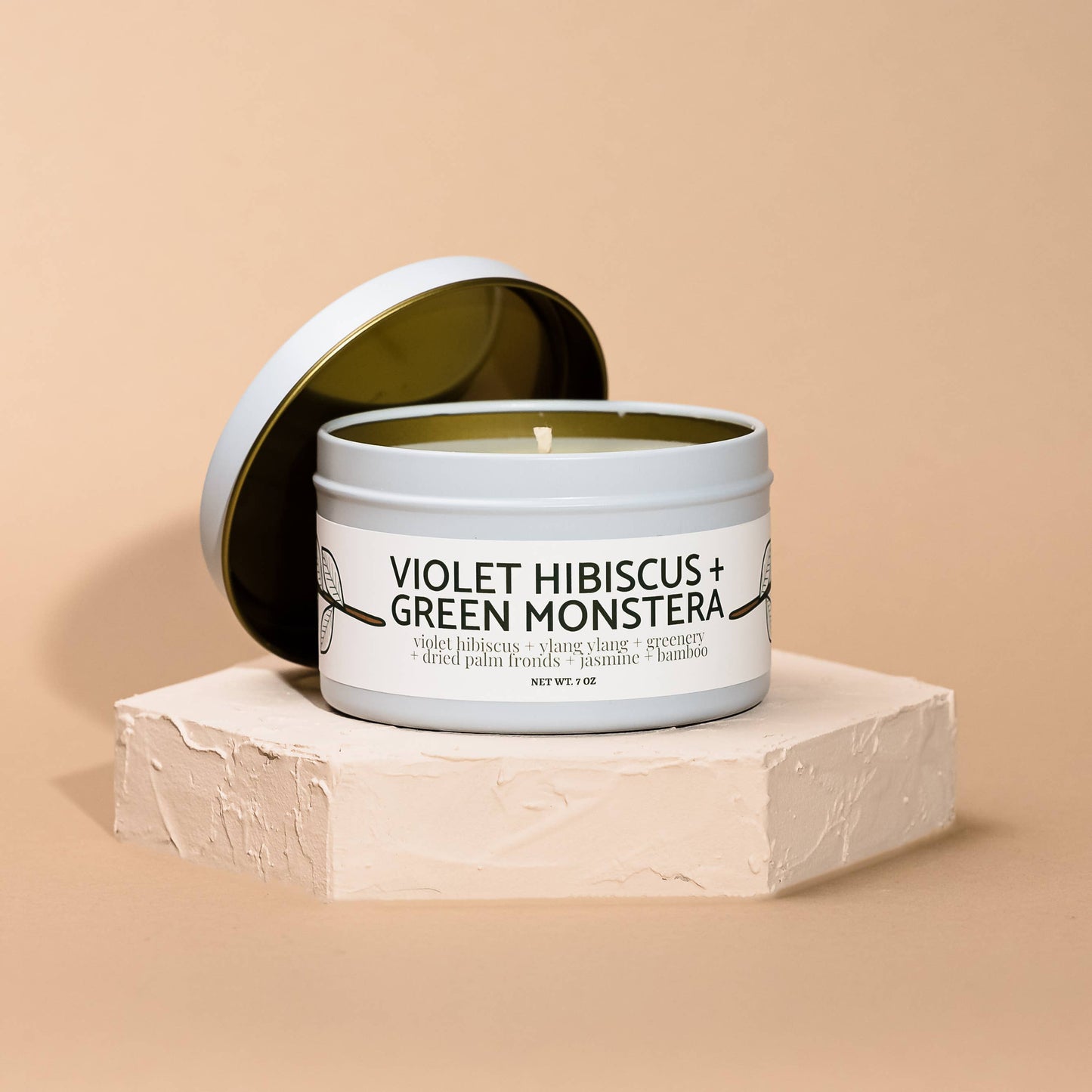 Quick Order: Matte White Candle Tins: Winterberry + Evergreen