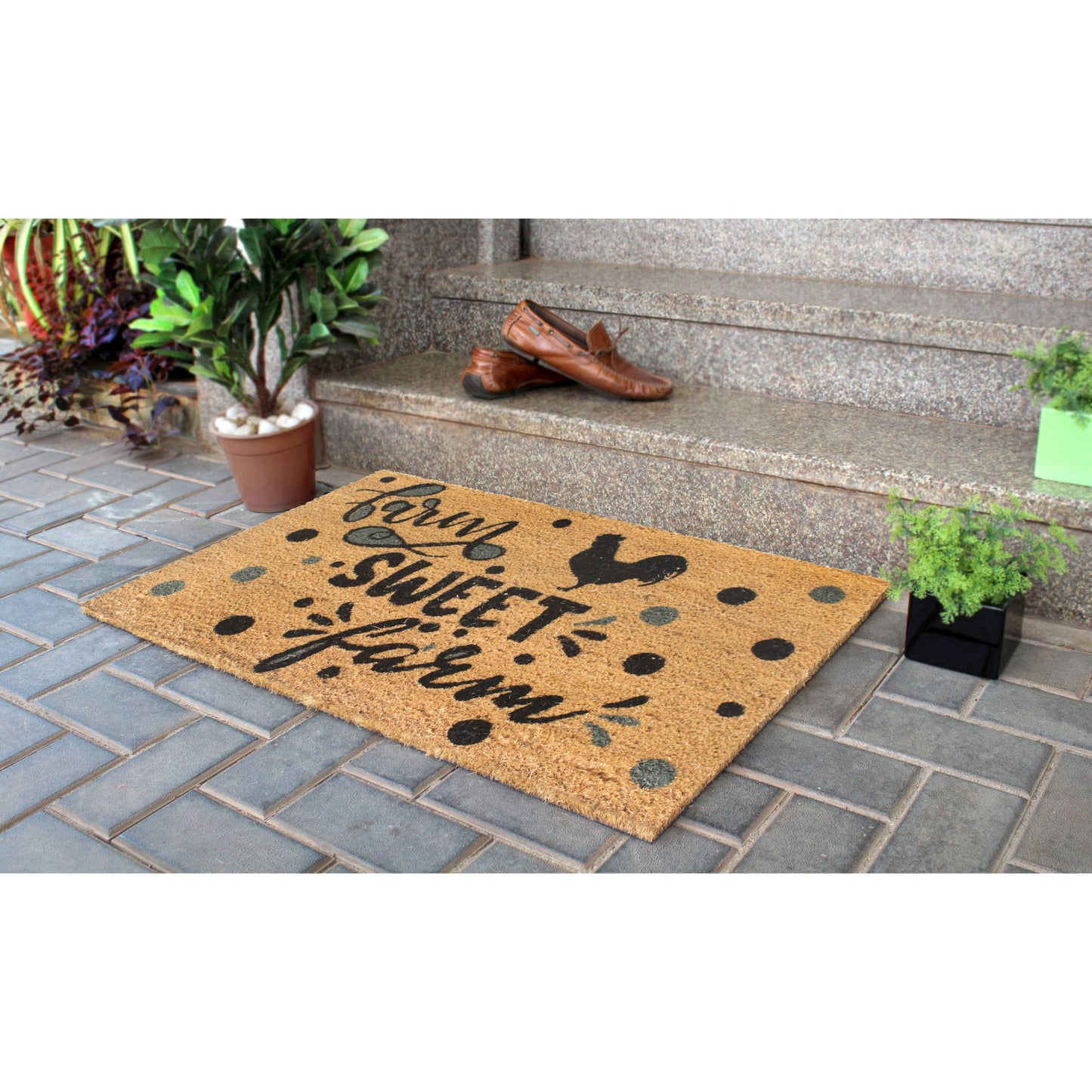 Farm Sweet Farm Doormat: 18"x30"