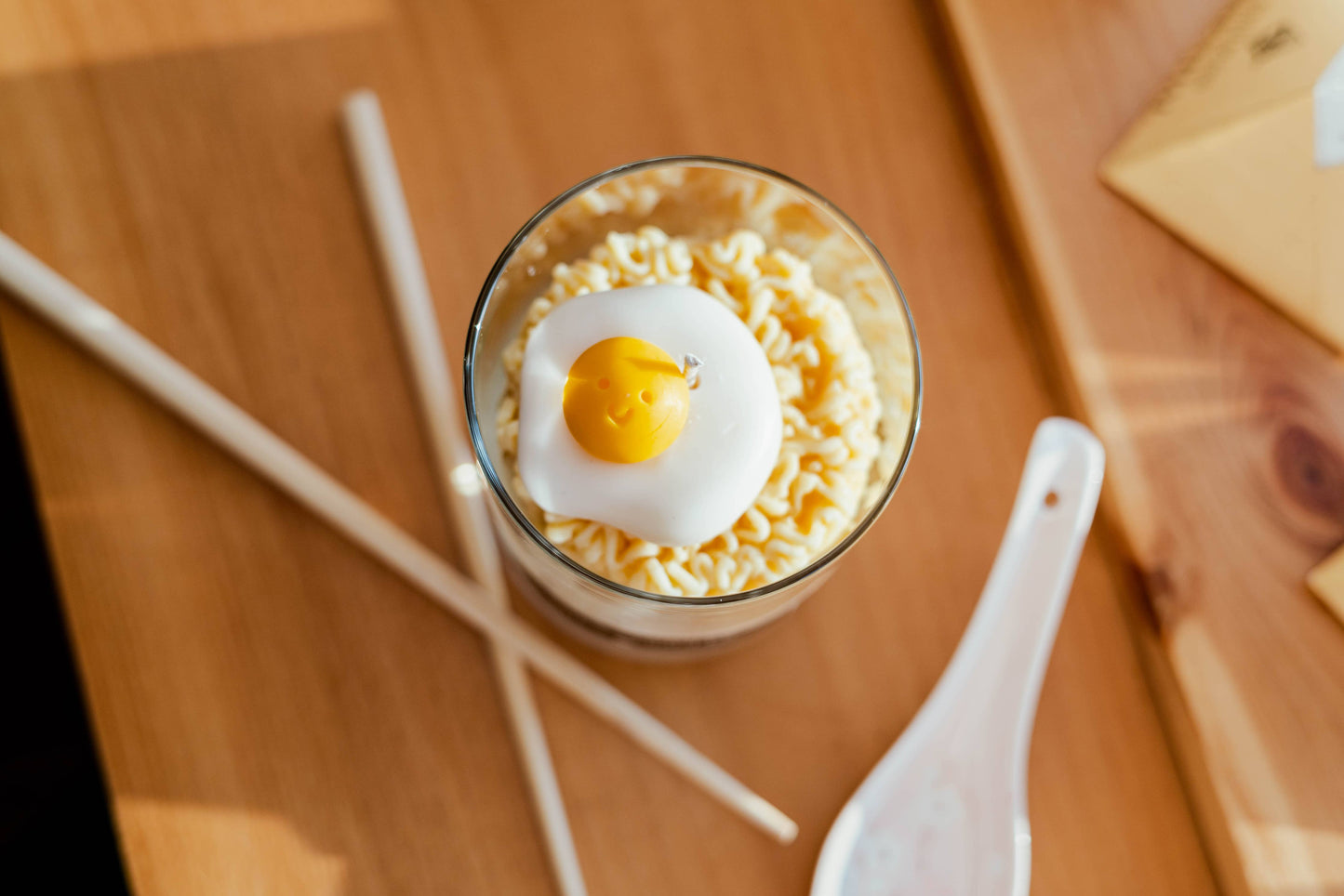 Adorable Ramen Noodles Scented Soy Wax Candle!