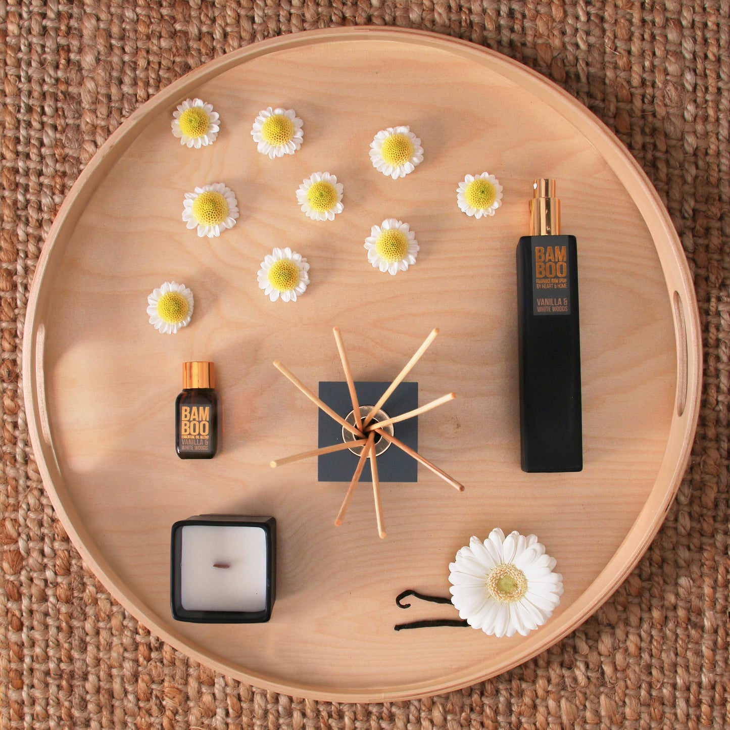 Vanilla & White Woods - Reed Diffuser - 2.8 oz