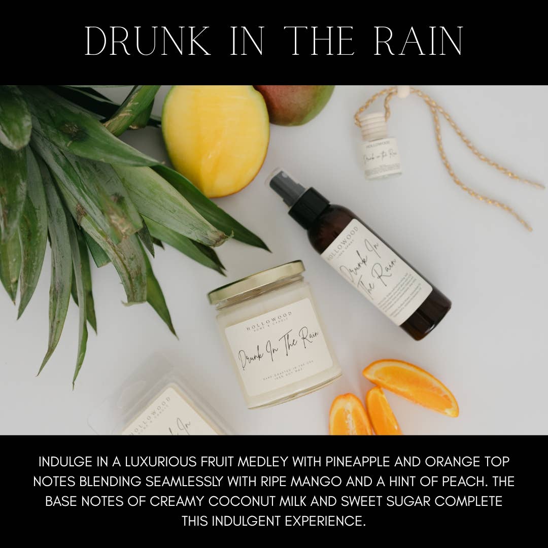 DRUNK IN THE RAIN | SUMMER | 8 OZ CANDLE: 8 OZ