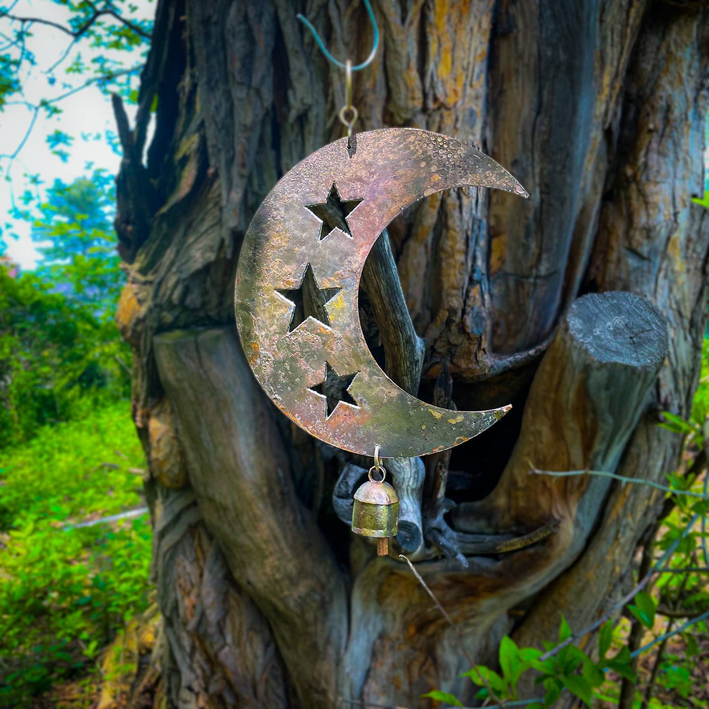 Star Cut Moon Chime