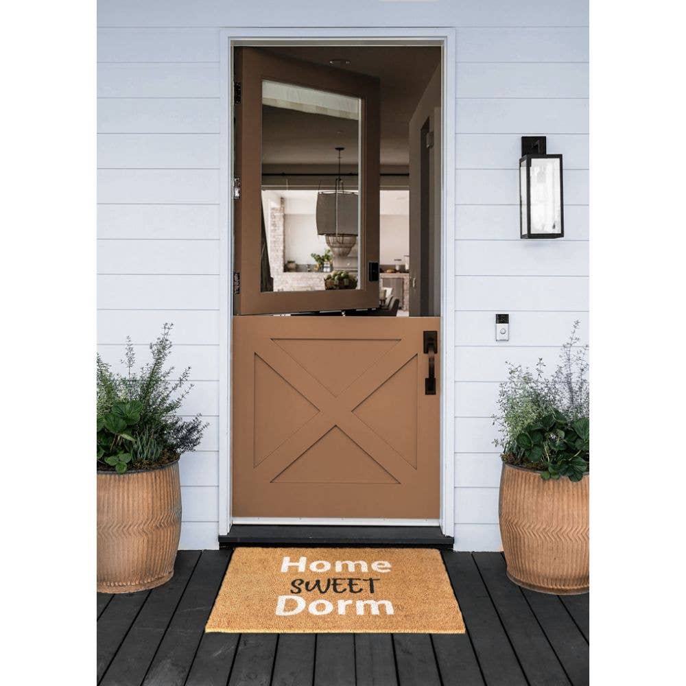 RugSmith Natural Machine Tufted Home Sweet Dorm, 18" x 30"