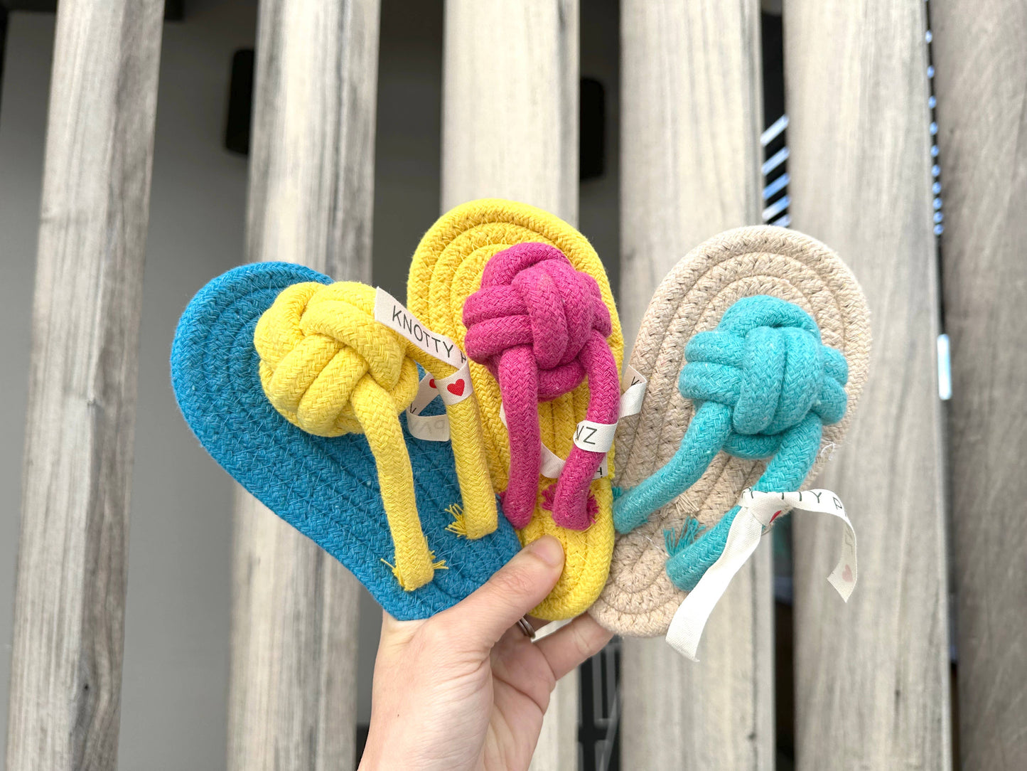 2024 New Design:  Slipper Rope Toys for Dogs|Sustainable : Sky Surfer