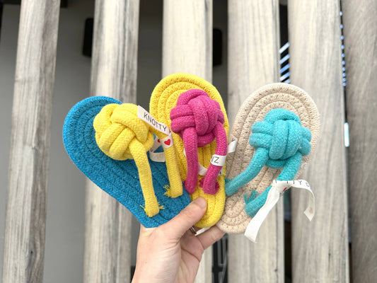 2024 New Design:  Slipper Rope Toys for Dogs|Sustainable : Sky Surfer