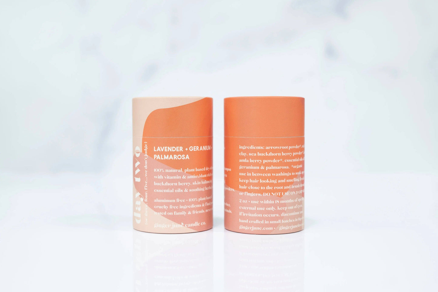 Day two • 100% natural dry shampoo: LEMONGRASS EUCALYPTUS