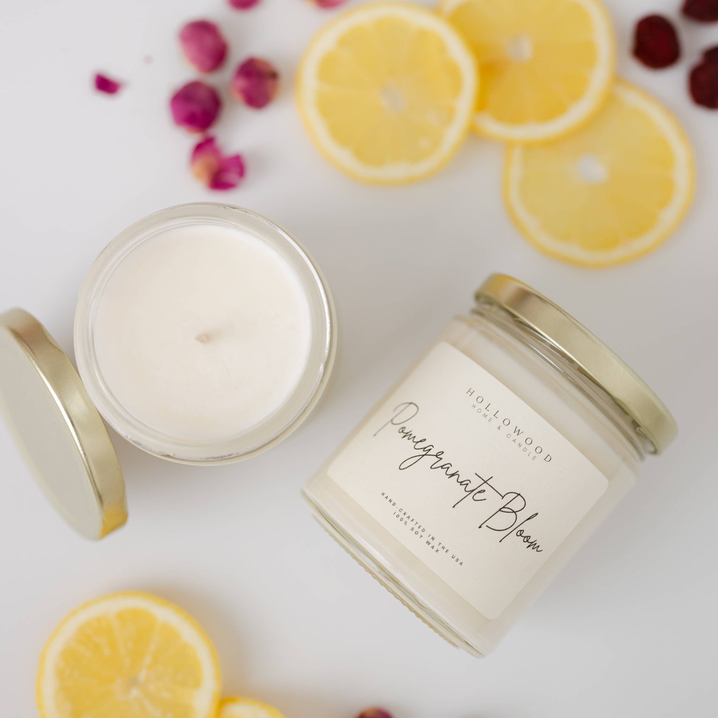POMEGRANATE BLOOM | SPRING | 8-OUNCE CANDLE: 8 OUNCE
