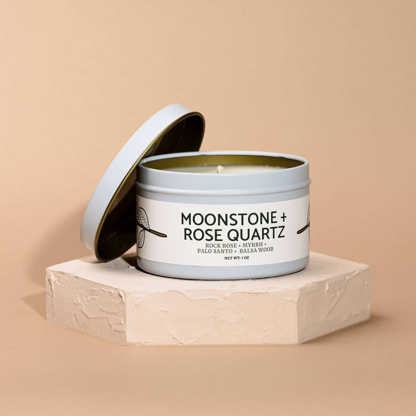 Quick Order: Matte White Candle Tins: Winterberry + Evergreen