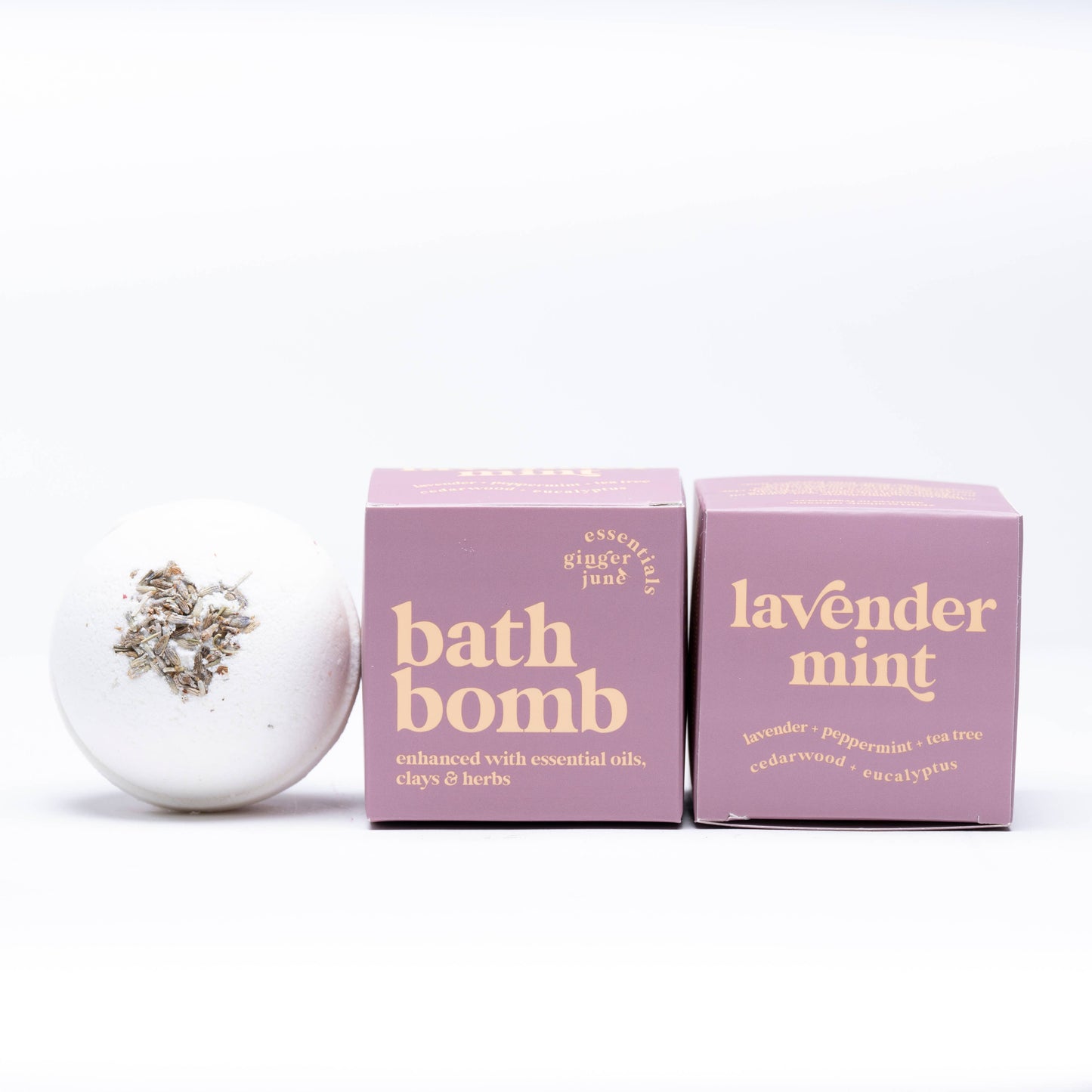 LAVENDER MINT • 100% BOTANICAL BATH BOMB •