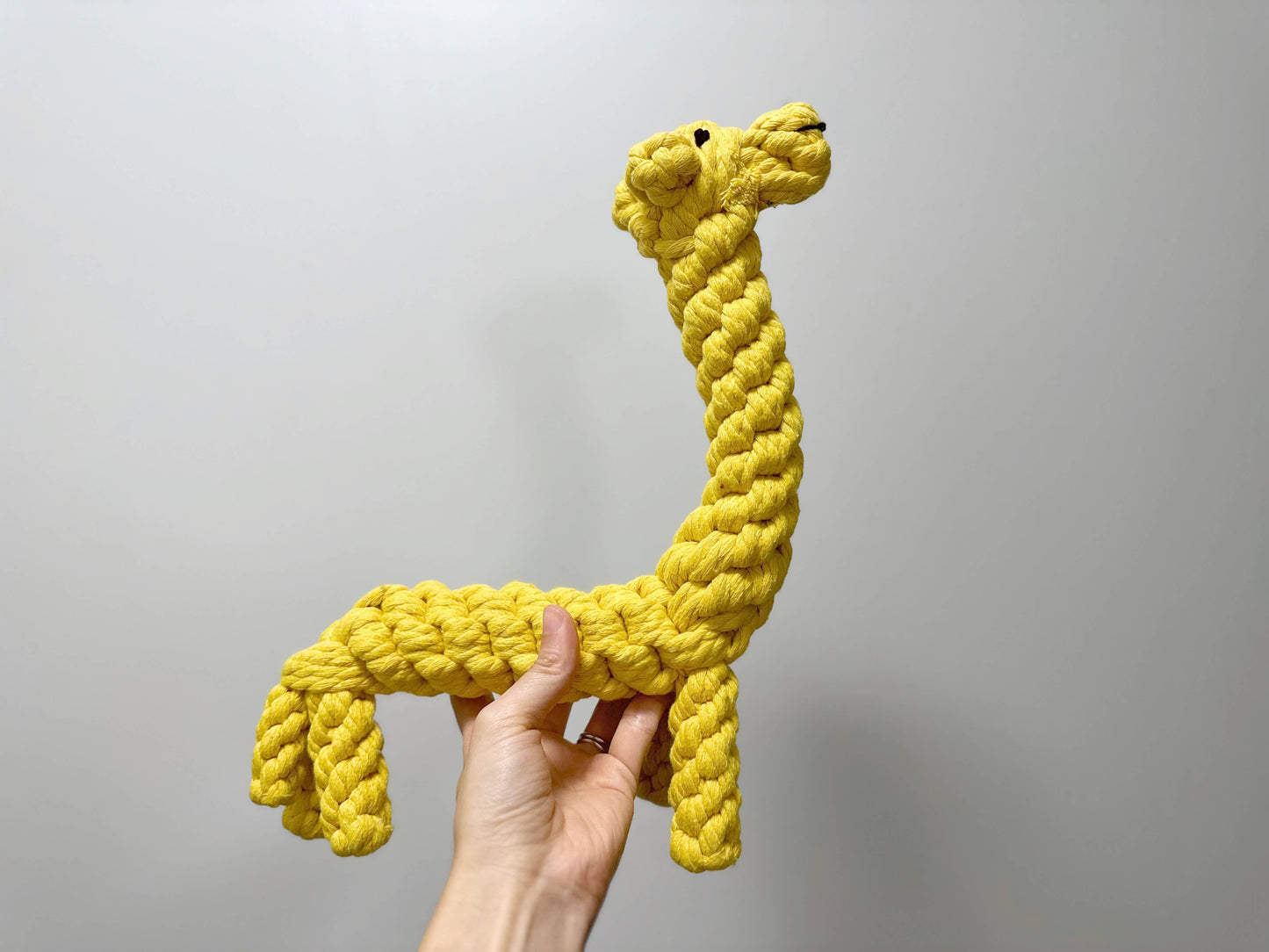 Handmade Sustainable Jumbo Giraffe Dog Rope Toys