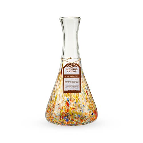 Segunda Vida Artistico Recycled Glass Wine Decanter