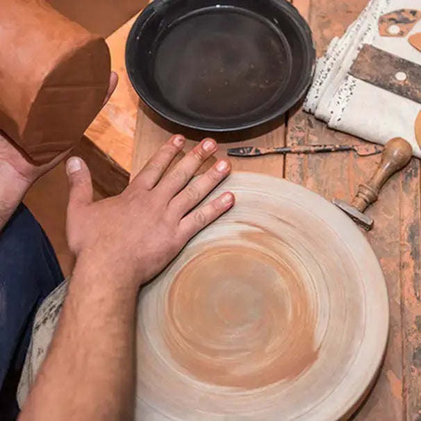 Traditional hoop vase.: L