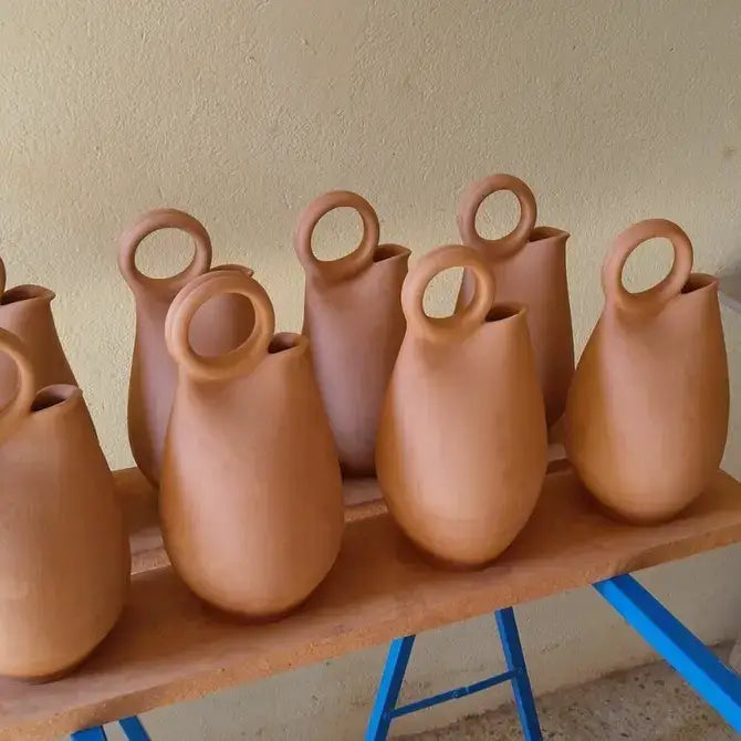 Traditional hoop vase.: L