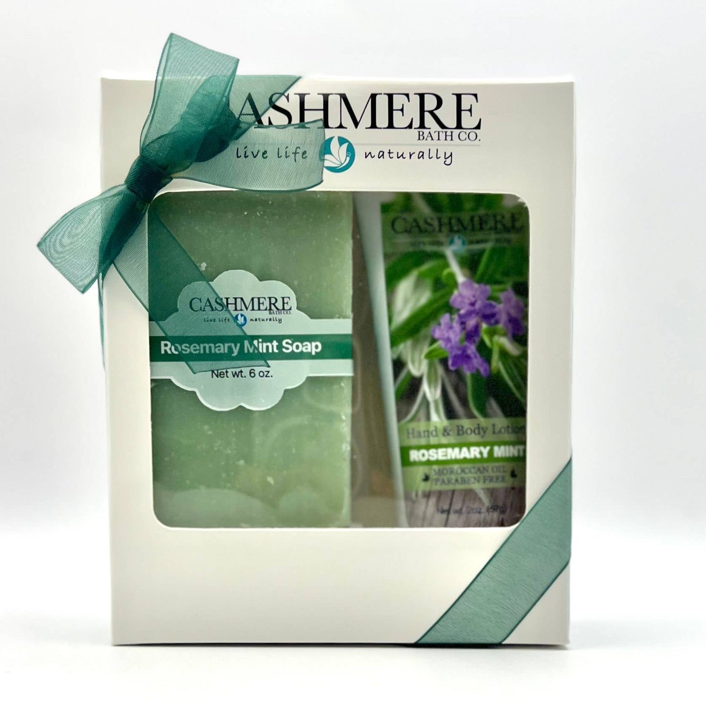 Gift Set Soap Lotion - Cashmere Bath Co: Rosemary Mint