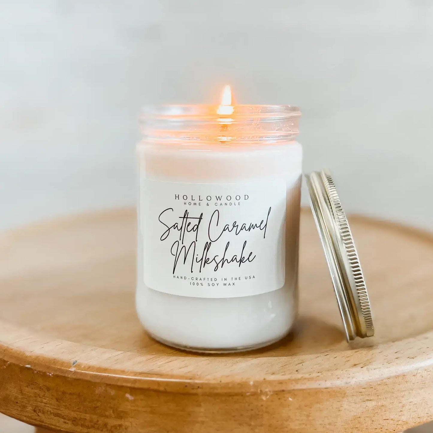 SALTED CARAMEL MILKSHAKE | FALL CANDLE |100% SOY WAX | 13 OZ