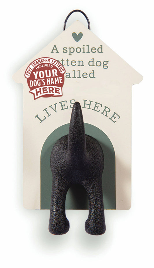 Dog Leash Hook - Blank Cream