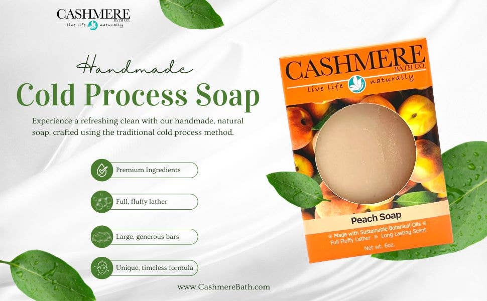 Gift Boxed Handmade Soap - Cashmere Bath Co: Almond Blossom