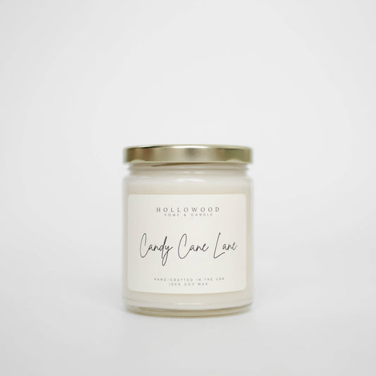 CANDY CANE LANE | HOLIDAY | 8 OZ CANDLES: 8 Oz